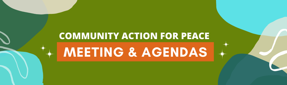 CAP Meeting Agenda Banner